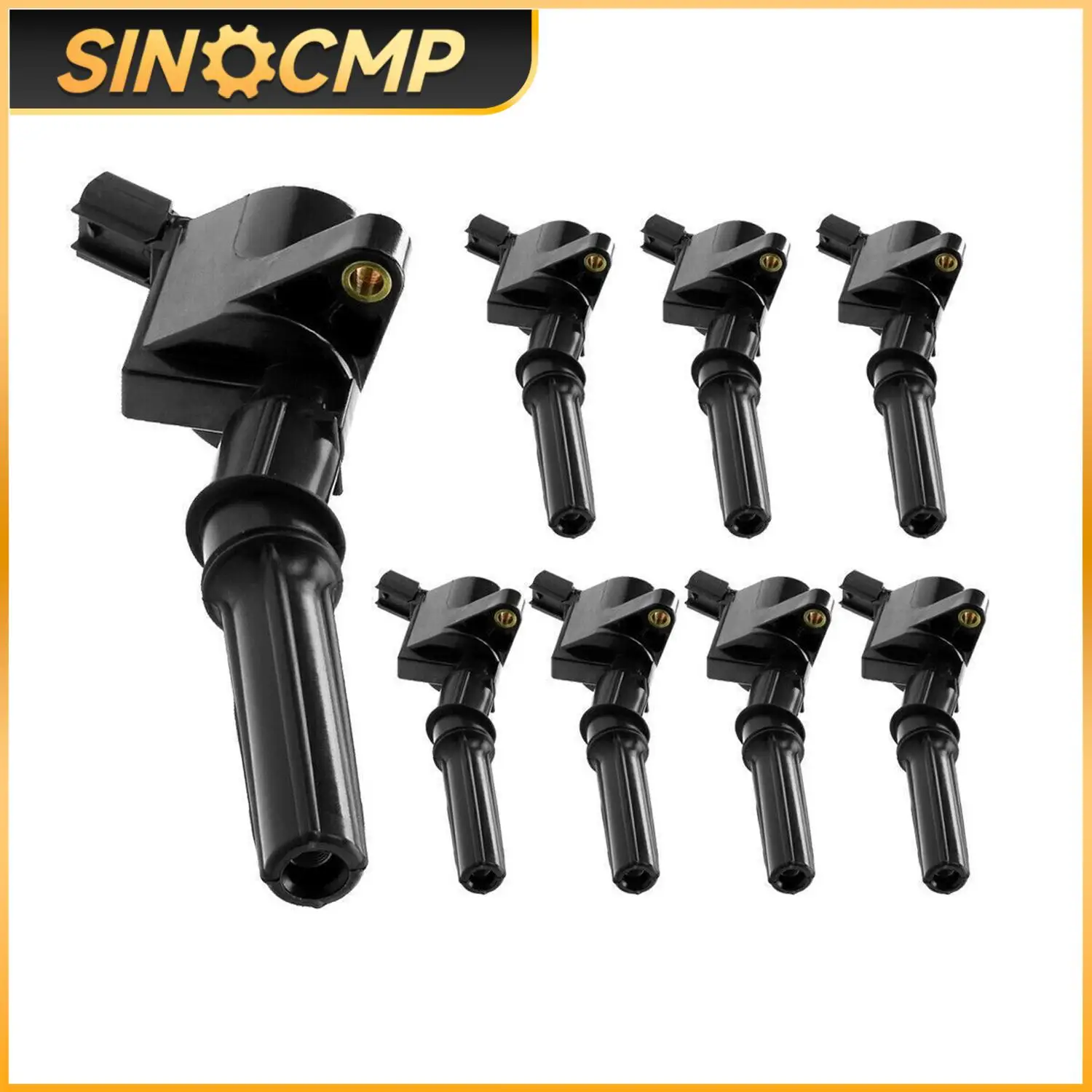 8PCS ignition coil for Ford Crown Victoria F150 4.6L 5.4L 6.8L 3W7Z12029A DG508 Automotive Professional Parts