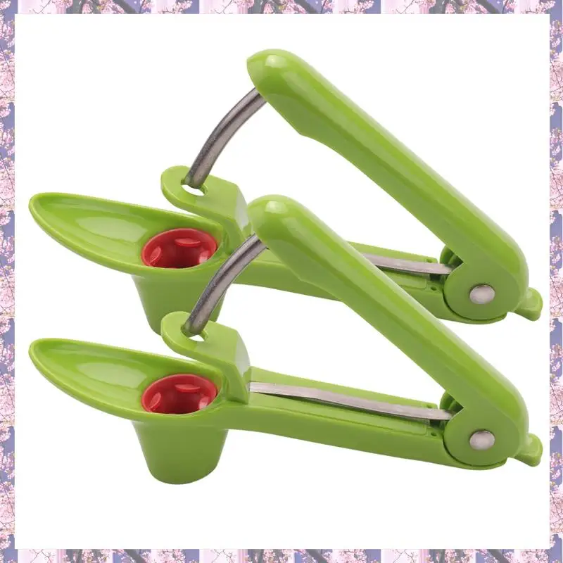 L73A 2025-2 Pcs Cherry Pitter Or Stoner, Olive Pitter Remover, Cherry Core Or Seed Remover Fruits Gadgets Tools(Green)