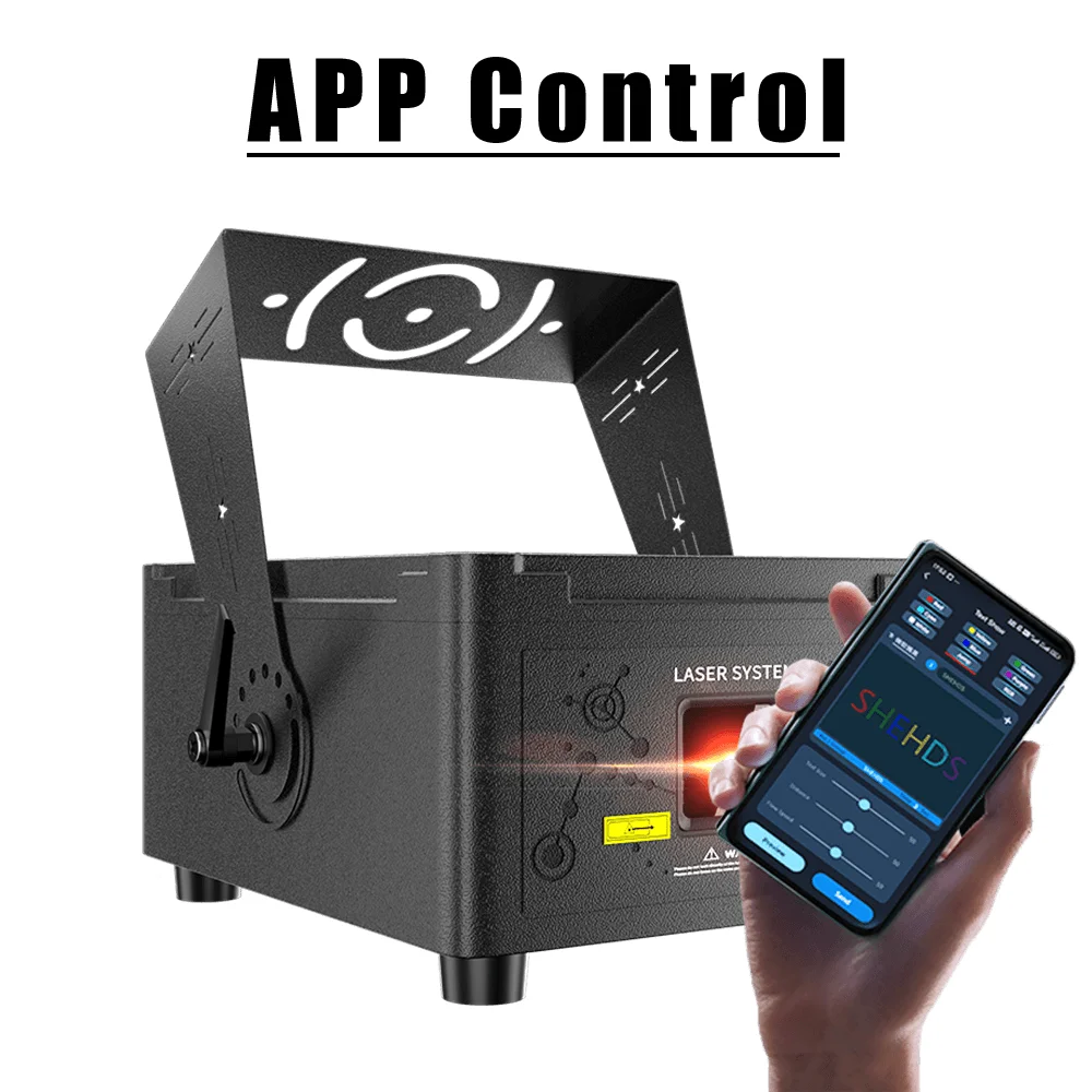 SHEHDS 12W Rgb  Christmas Lighting Show Animation Cheap Waterproof Outdoor Lights APP Control