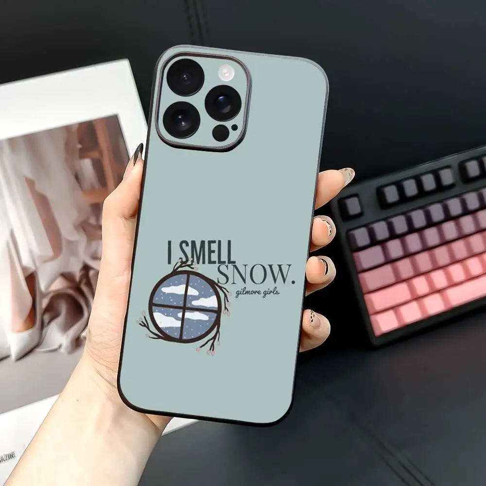 حافظة هاتف G-Gilmore Girls أنيمي لهاتف آيفون 16 15 14 13 12 17 PRO MAX PLUS حافظة صغيرة من مادة البولي يوريثان الناعمة والصديقة للبشرة #3