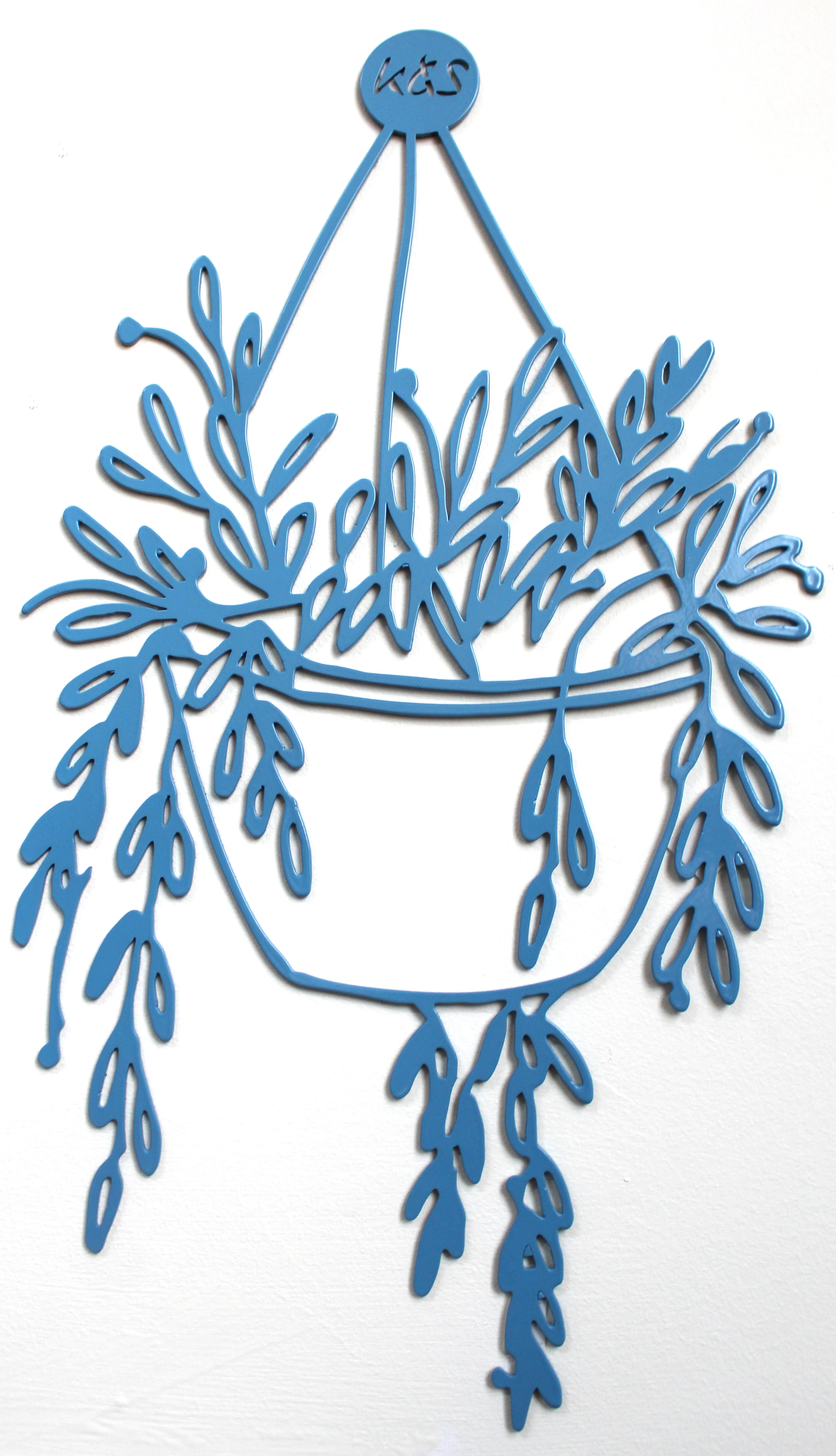 Hanging Basket, Wall Art, Decor, Wall sticker.