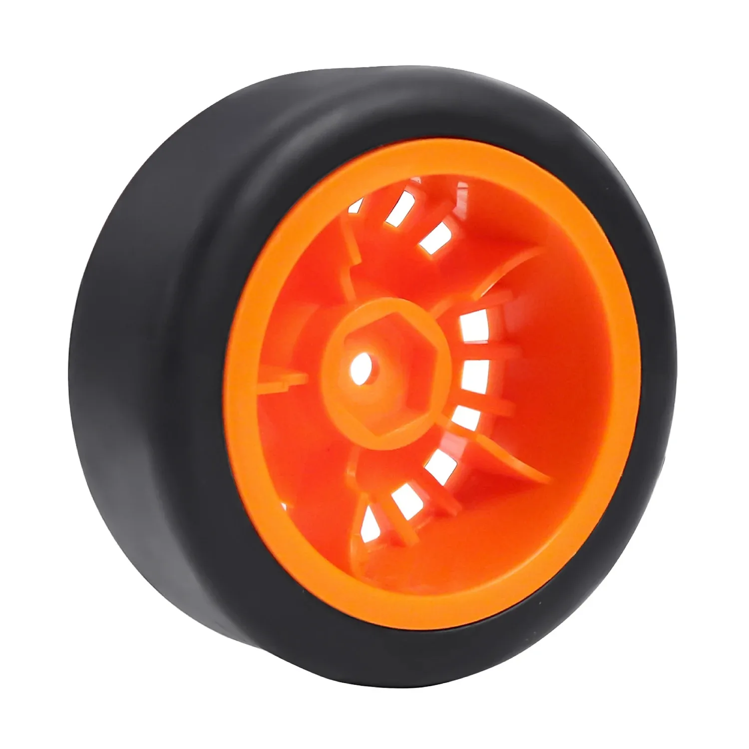 4pcs 12mm Hex 66x26mm Hard Drift Tires Wheels For 1/10  RC Drift Car On Road Tamiya TT01 TT02 XV01 PTG-2 Kyosho HPI HSP