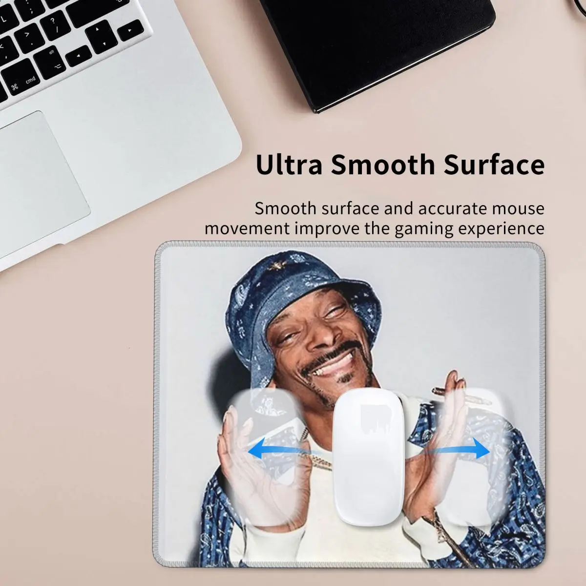 Multi-size Mouse Pad Happy Snoop Dogg Gamer PC Laptop Mats Keyboard Carpet Computer Gaming Office Accessories Desk Mat