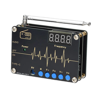 B18B FM Radio DIY Kit Digital Tube Display RDA5807M Microcontroller Electronic Solder Kit 87-108Mhz DC 5V