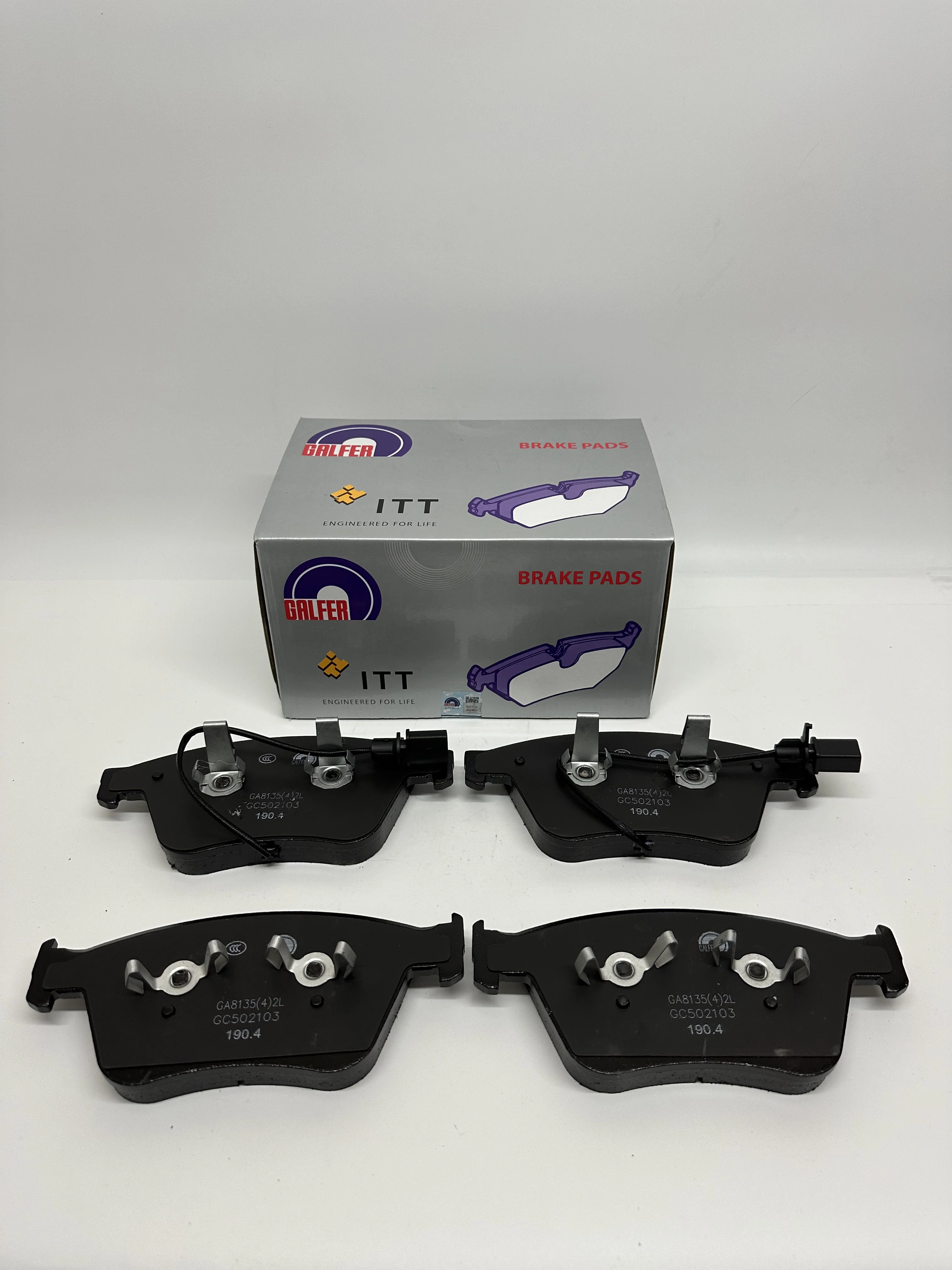 3W0698151P, 3W0698151R, 3W0698151AA for Bingley's Continental Europe GT front brake pads