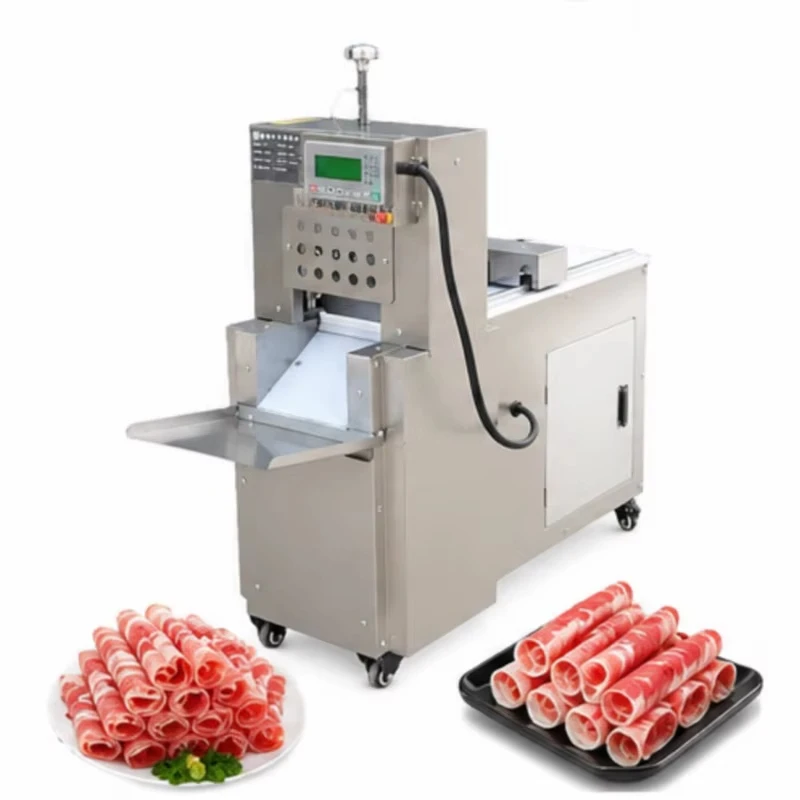 Picture 4: New Frozen Beef Mutton Slicing Strip-cutting Dicing Machine Adjustable Thickness Automatic High Efficiency