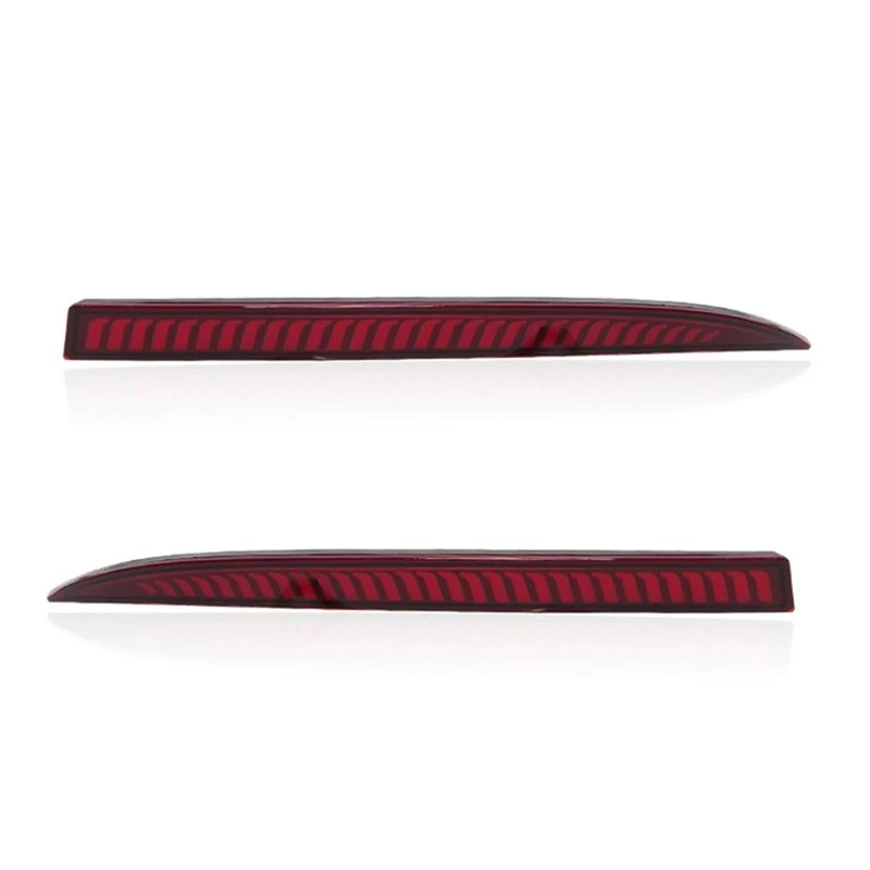 ABOU-LED Rear Bumper Reflector Light Brake Light Dymanic Turn Signal Lamp For Proton Saga 2025 2026 Car Accessories