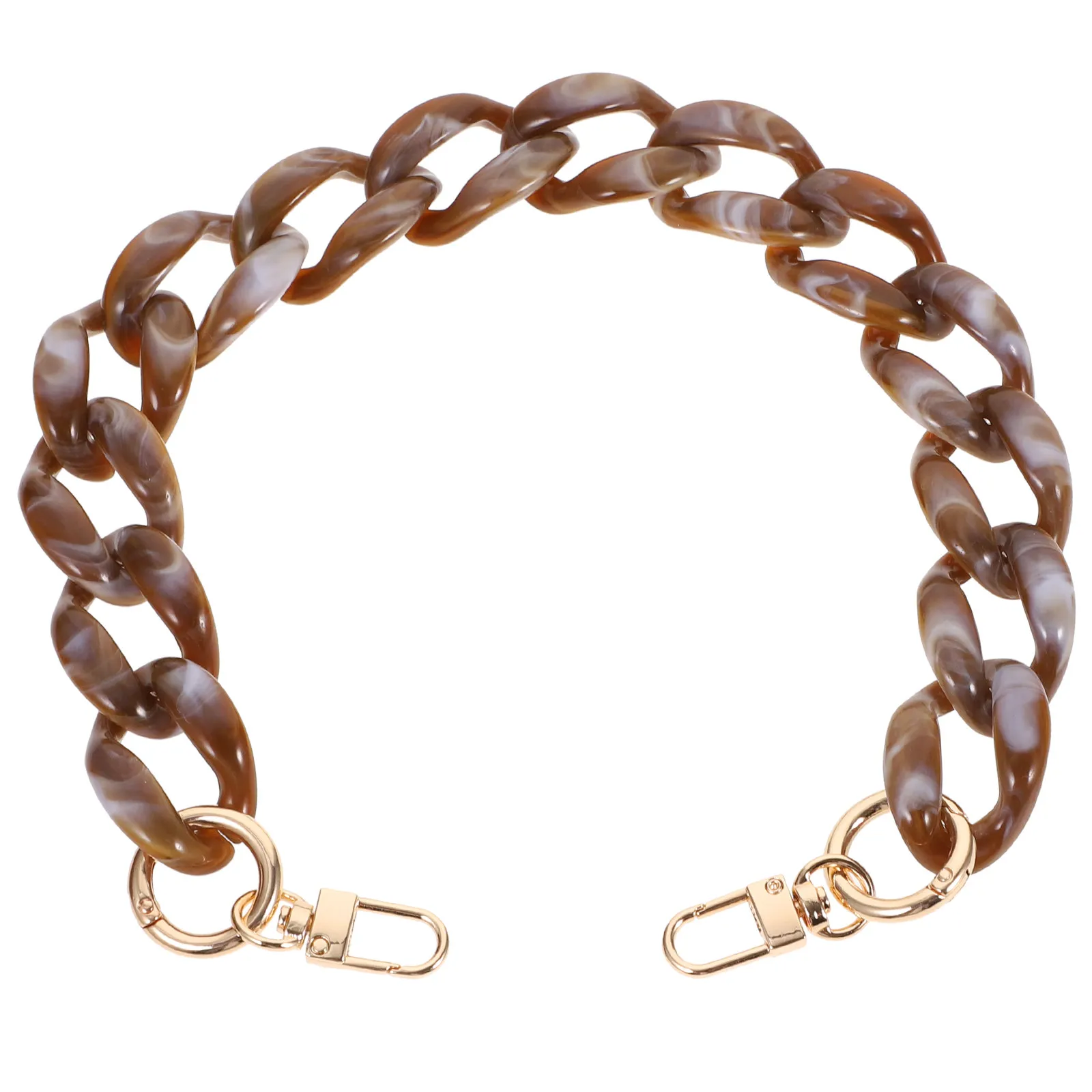 High Quality Acrylic Fishbone Chain for DIY Handbag Projects Replacement Bag Strap Purse Tote Clutch Decorative Chain Accessory