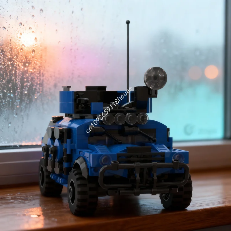 

Набор строительных блоков MOC «Средний штурмовой транспорт» (347 деталей), модель автомобиля, конструктор, идея для рождественского подарка, развивающая игрушка