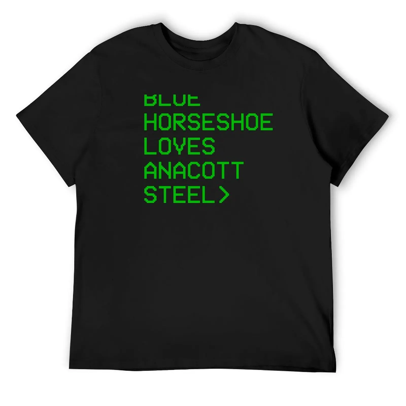 

Blue Horseshoe Loves Anacott Steel T-Shirt oversized vintage clothes mens graphic t-shirts pack