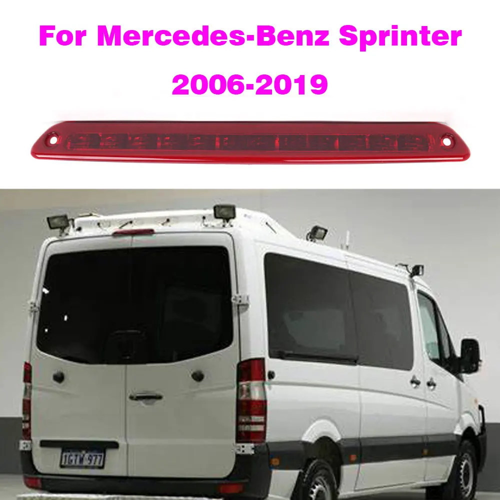 

Стоп-сигнал для Mercedes Benz Sprinter 906 2006-2019 для VW Crafter, красный светодиодный третий стоп-сигнал высокого уровня A 9109066300