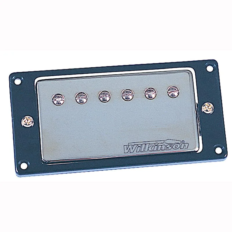Hot Products-Classic Wilkinson Nickel Silver Humbucker Pickups Double 4C Black Cover Guitar Parts