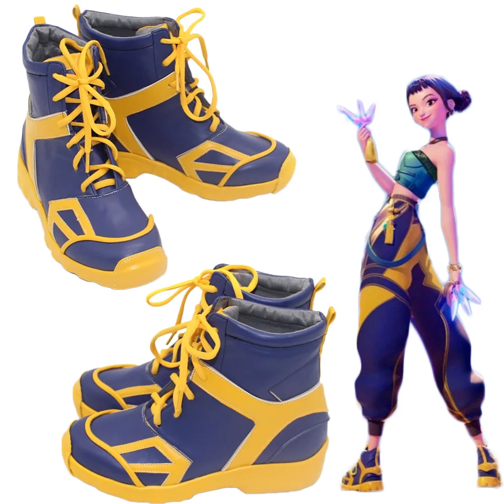 

2025 Cartoon Demon Hunter of KPop Cosplay Zoey Short Boots Halloween Costumes Outfit Accessory Uniform Carnival RolePlay Props