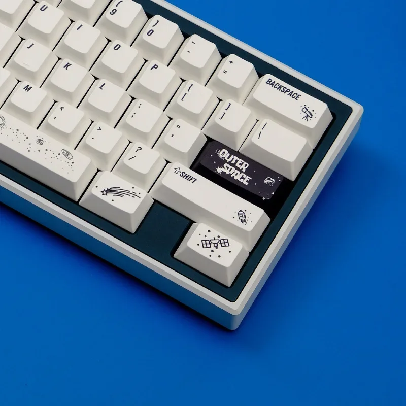 

Aerospace original keycap PBT single-sided customization opaque thermal sublimation keycap mechanical keyboard replacement key