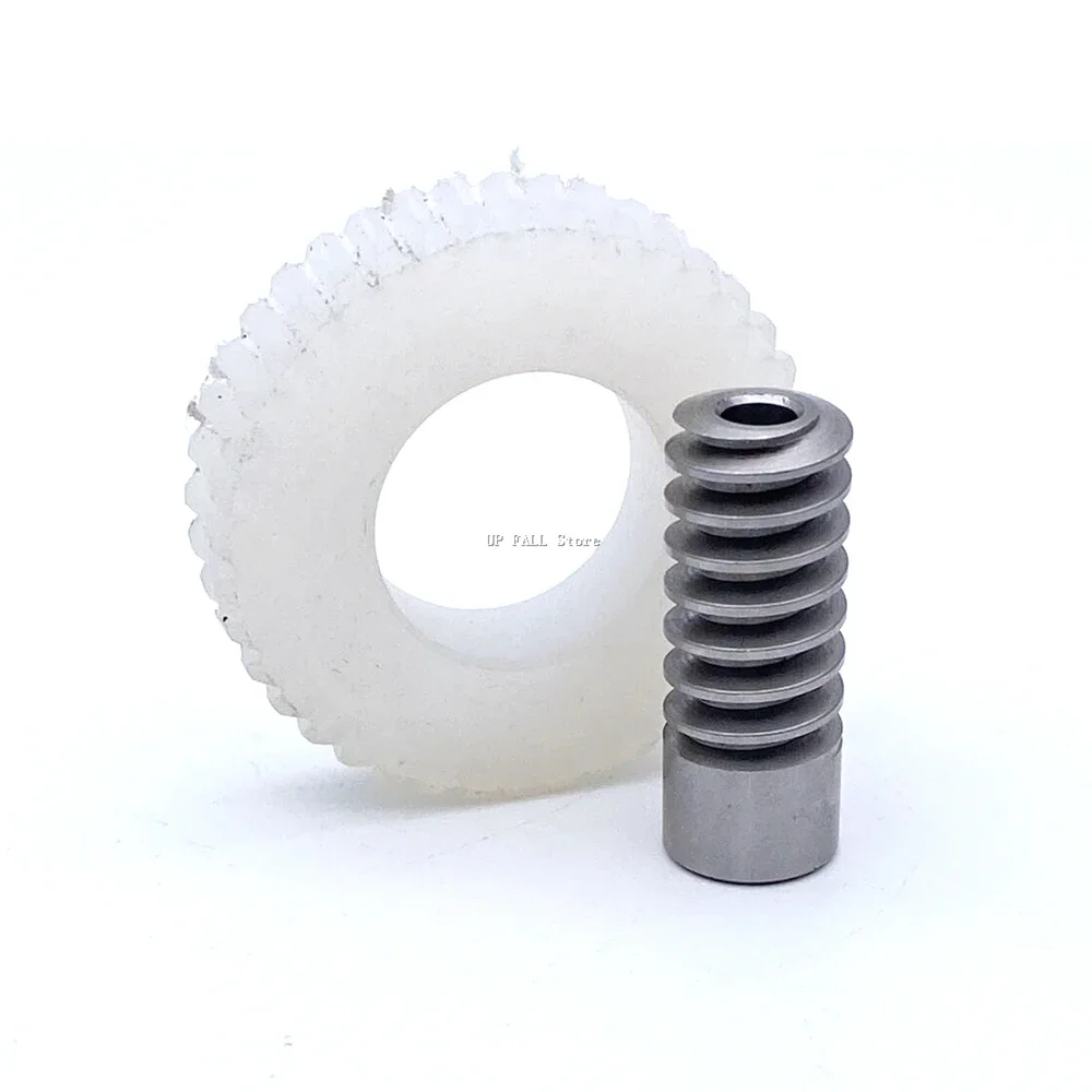 0.8M 40/50 Teeth 1:50 Plastic Worm Gear Stainless Steel  1:40 Reducer Accessories