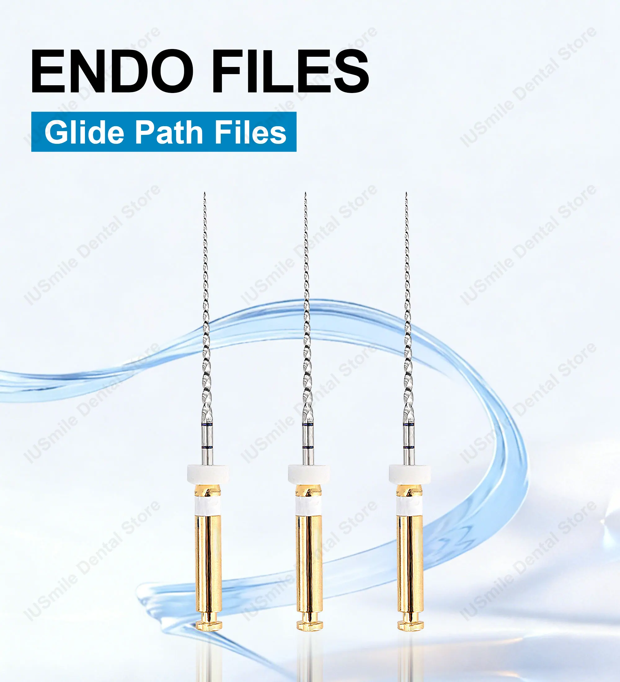 Glin Dental Endodontic Files 16/02 Glide Path Files 21/25mm Endo Rotary Files Glider Pathfinder Root Canal Materials