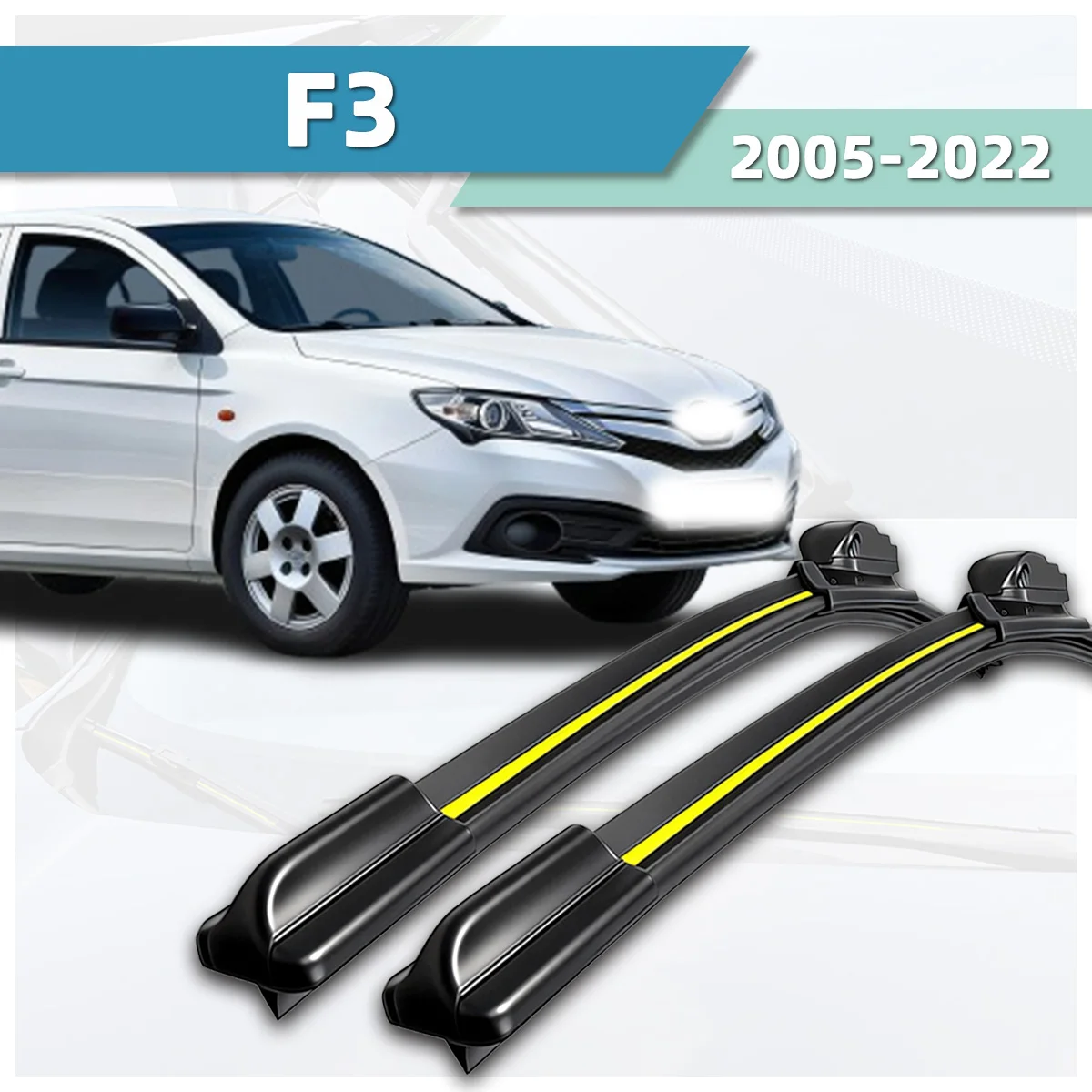 2PCS Wiper For Car Front Windshield Wipers Suitable For BYD F3(2005-2022)High-Definition Stable Durable Bidirectional Car Wipers