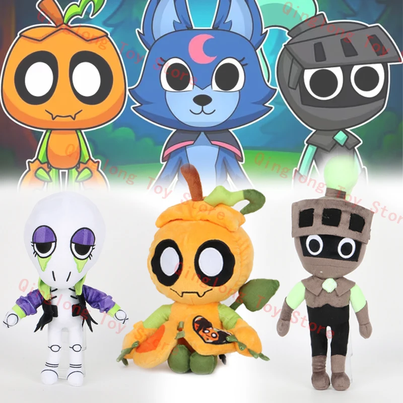 

2026 Dandy's World Gourdy плюшевые Dandys World Soulvester плюшевые аниме Eclipse Ribecca мягкая кукла Декор на Хэллоуин игрушка детский подарок