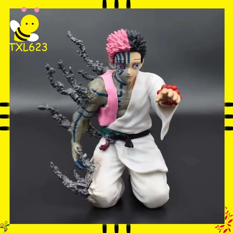 

Demon Slayer Upper Moon 3 17cm Akaza Half-Demon Form Anime Figure Collectible Statue Gift for Fans​