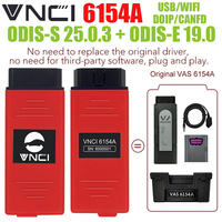 New V25.0.3 VNCI 6154A Scanner Original Driver Support CAN FD DoIP Better than 6154 5054A Cover All VAGModels Till 2025