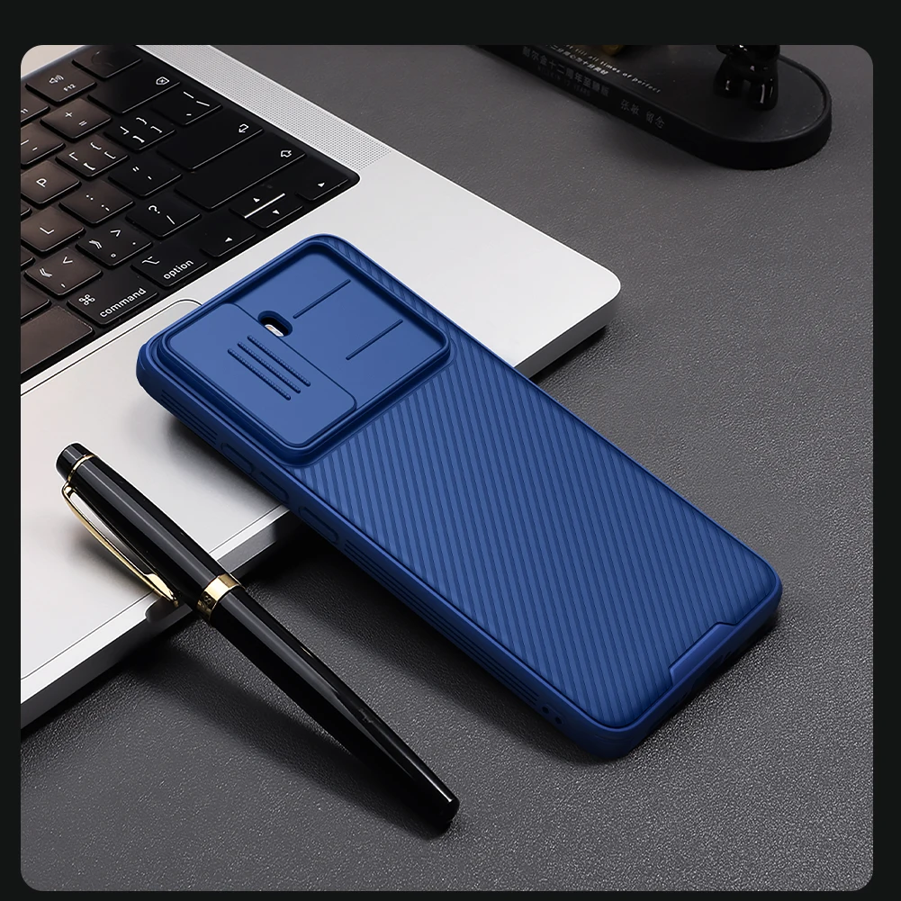 Para Xiaomi Redmi Turbo 4 5G Nillkin funda protección de cámara lente Camshield Pro duro 360 cubierta trasera completa para Redmi Turbo 4