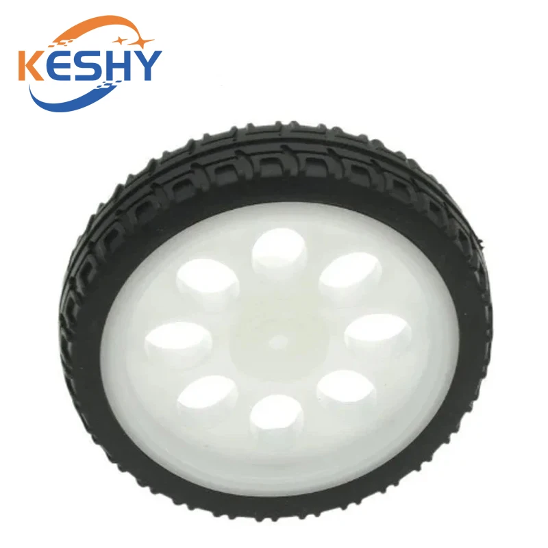 DIY Wheel Robot Tire TT Motor Robot Smart Intelligent Car Platform Car Electronic Design Toy 521