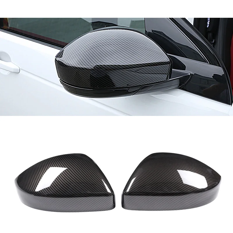 

carbon fiber abs car rearview cover anti scratch protector for range rover Evoque L538 L551 2014 2021 2020 2019 2018 2016 2015