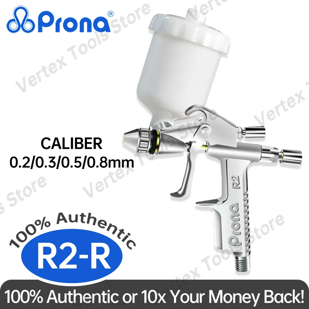 Prona R2-R Spray Gun Professional Paint Sprayer for Automotive Body Wood Furniture Industrial Coating Line High Atomization