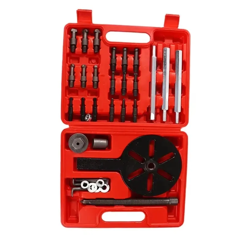 

Portable Car Repairing Toolkit Bearing Extractor 18 Pcs Multi-function Wheel Hub Bearing Puller Tool Set With Three Jaw