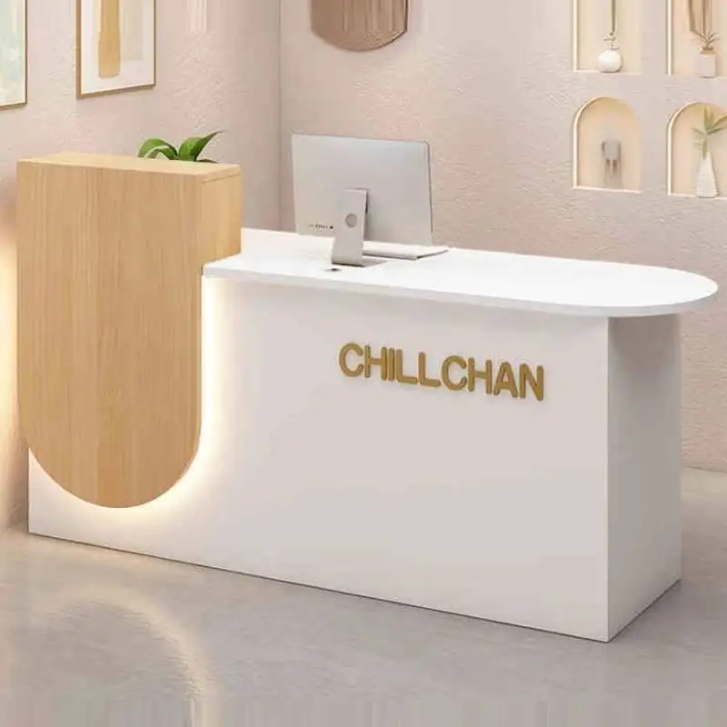 Hotels Clinic Reception Desks Cofeeshop School Cashier Church Reception Desks Counter Beauty Mostrador Recepcion Furniture