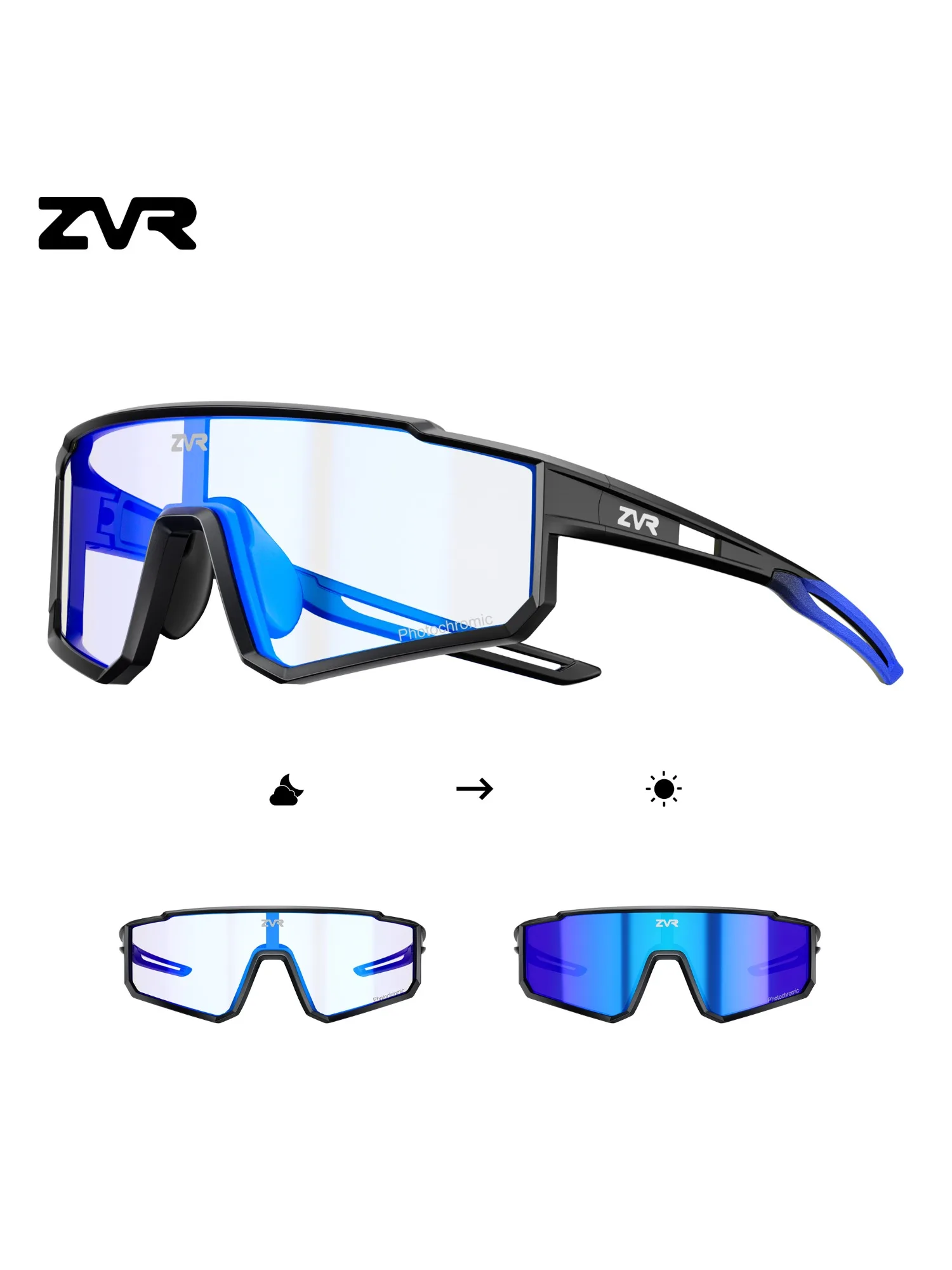 AliExpress ZVR Photochromic Cycling Glasses Outdoor Running Sunglasses Sports Eyewear MTB Road Cycling Glasses Protection Bike Sunglasses