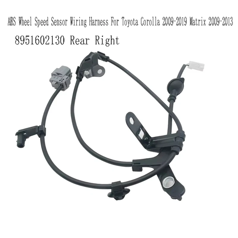 

A33K-8951602130 Rear Right ABS Wheel Speed Sensor Wiring Harness For Toyota Corolla 2009-2019 Matrix 2009-2013