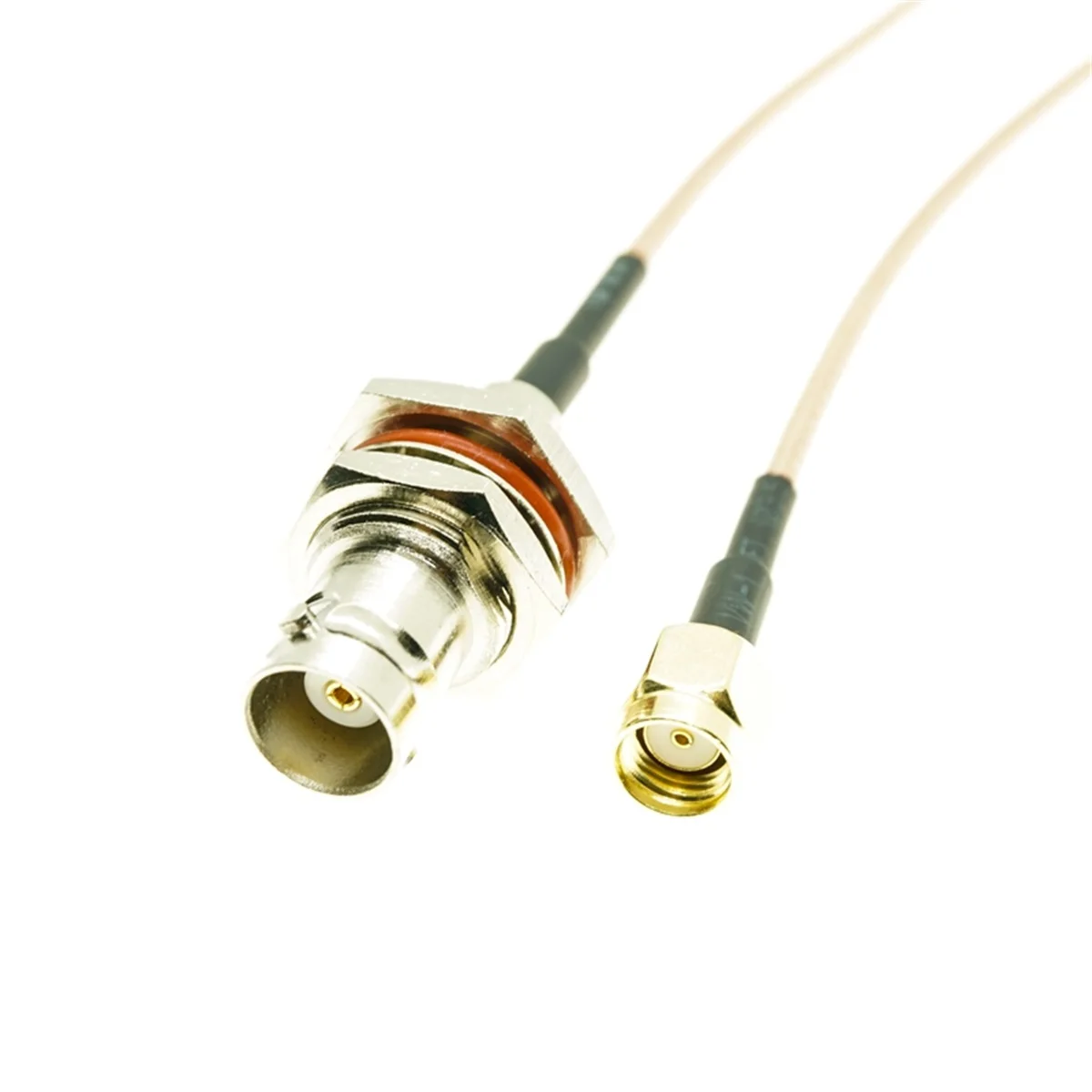 

RG316 Cable BNC Female Jack Bulkhead to RP-SMA Male Plug Connector RF Coaxial Pigtail Jumper Adapter