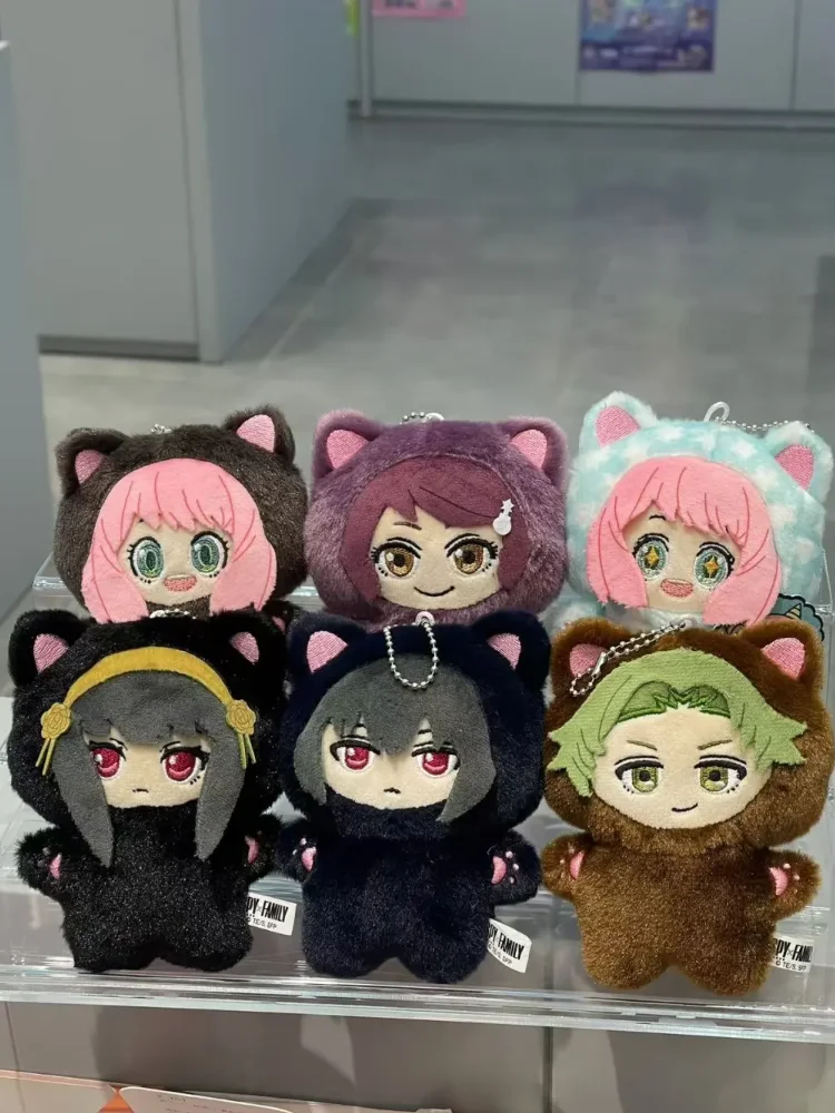 Spy X Family Yor Forger Cat Plush Toy Blind Box Anime Peripheral Bag Pendant Cute Collectible Soft Plush Decor Ornament