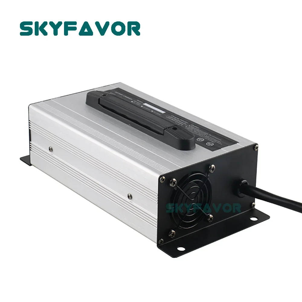 New Trending Products 24v Lifepo4 Battery Charger 24V 30A Smart Sutomatic Fast 8S Lifepo4 29.2v 30a Battery Charger With Display