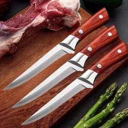 Kitchen Knife Boning Knife Hand Forged Fillet Knife Stainless Steel Bone Meat Fruit Vegetables Fish Chef Knife