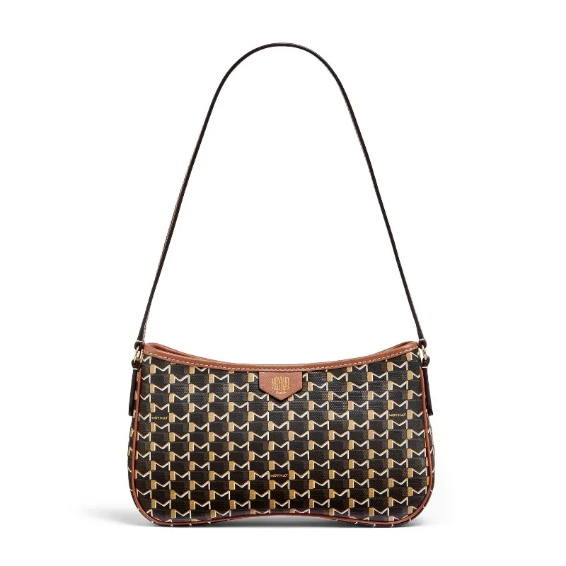 Luxury Designer Bags 2026 Trend Monogram Canvas Classic M Letter Print Shoulder Bag Women Elegant Fashion Small Handbag Purse