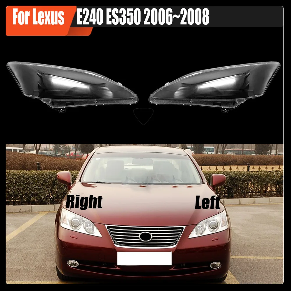 

Transparent Headlight Shell Lens Plexiglass Replace Original Lampshade For Lexus E240 ES350 2006~2008 Headlamp Cover