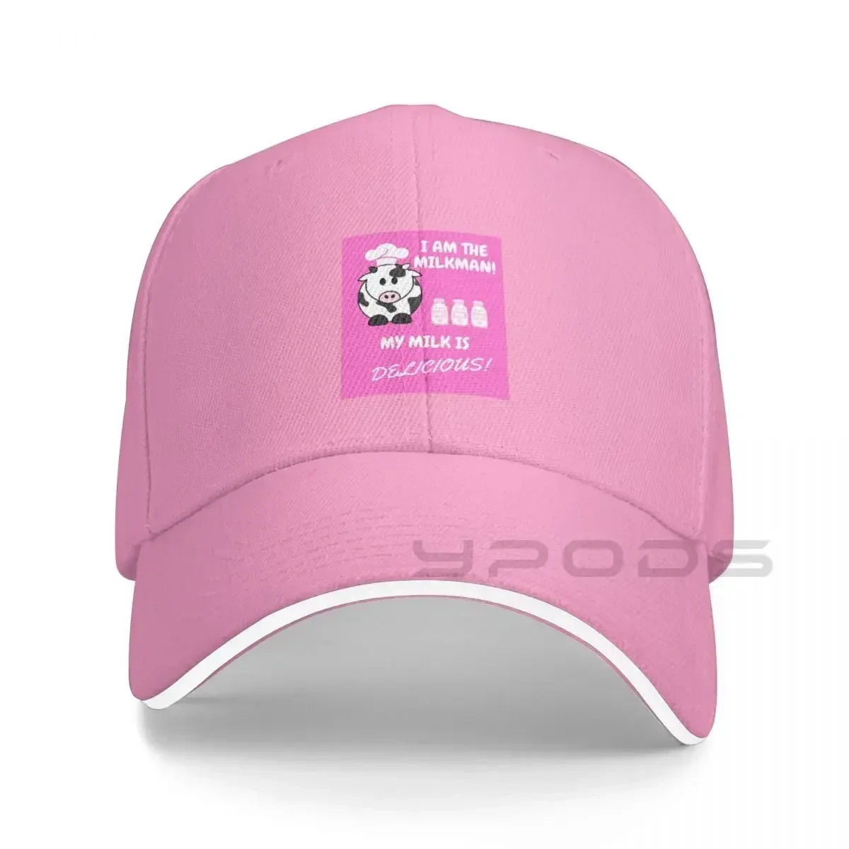 2023 New I Am The Milkman, My Milk Is Delicious-pink Bucket Hat Baseball Cap Hiking Hat Men's Winter Cap Women's