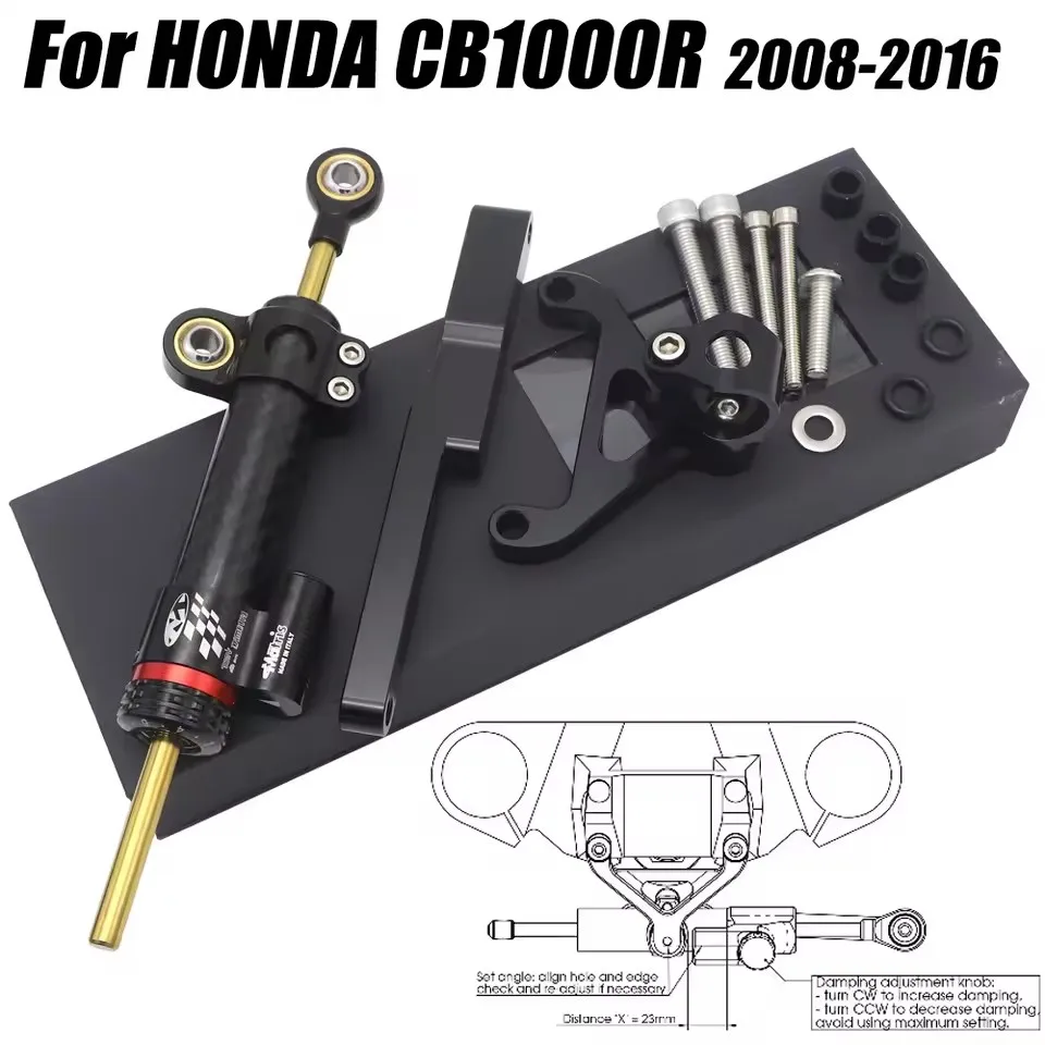 ammortizzatore-universale-per-moto-con-staffa-di-montaggio-completa-per-honda-cb1000r-2008-2016-09-10-11-12-2013-2014-2015