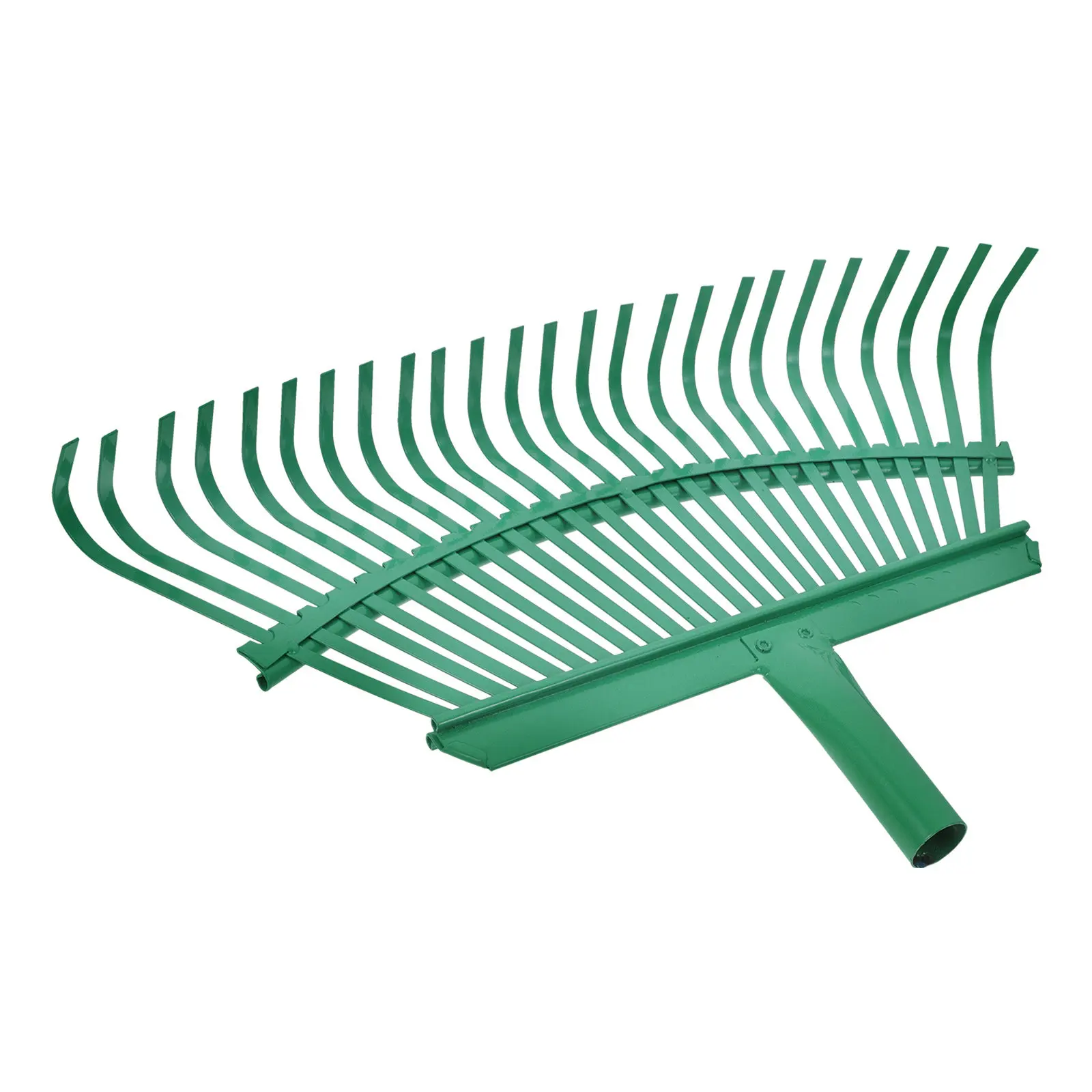 Steel Garden Rake Head Replacement for Lawn Leaf Cleanup Multi-Functional Hand Rake for Artificial Turf Grass Thatching and