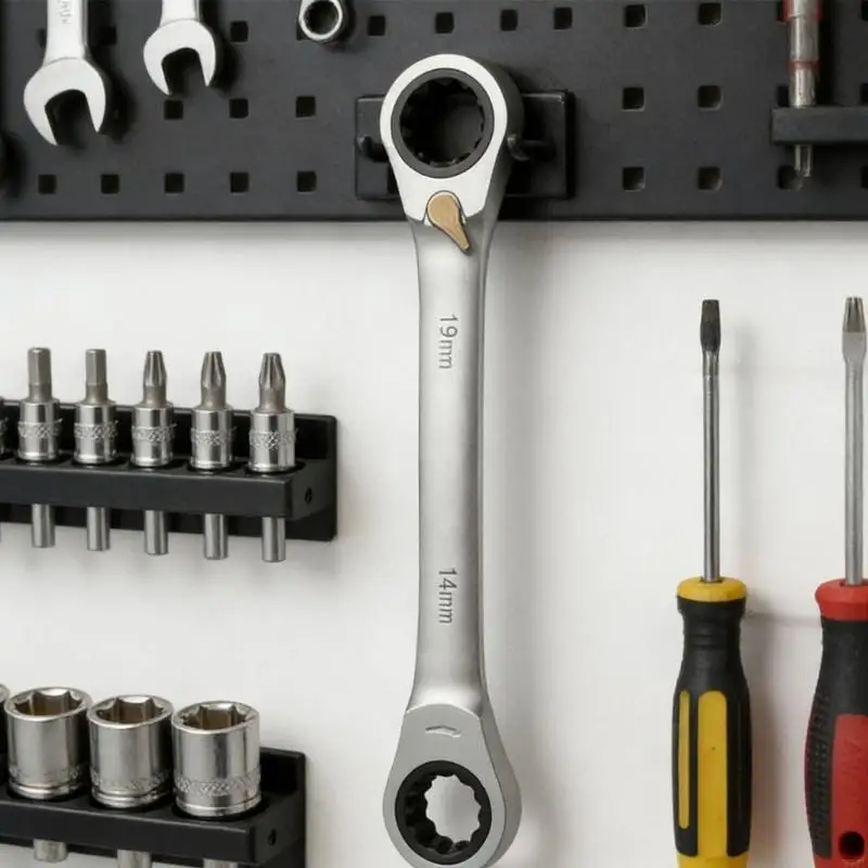 

Набор ключей с двойной головкой и трещоткой, с механизмом быстрого реверса и антикоррозионной отделкой, инструмент для точной