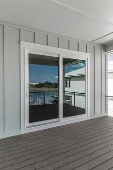 2.0mm Slide Door Soundproof Energy Saving Aluminium Sliding Door Price Tempered Glass Patio Waterproof Patio Sliding Door