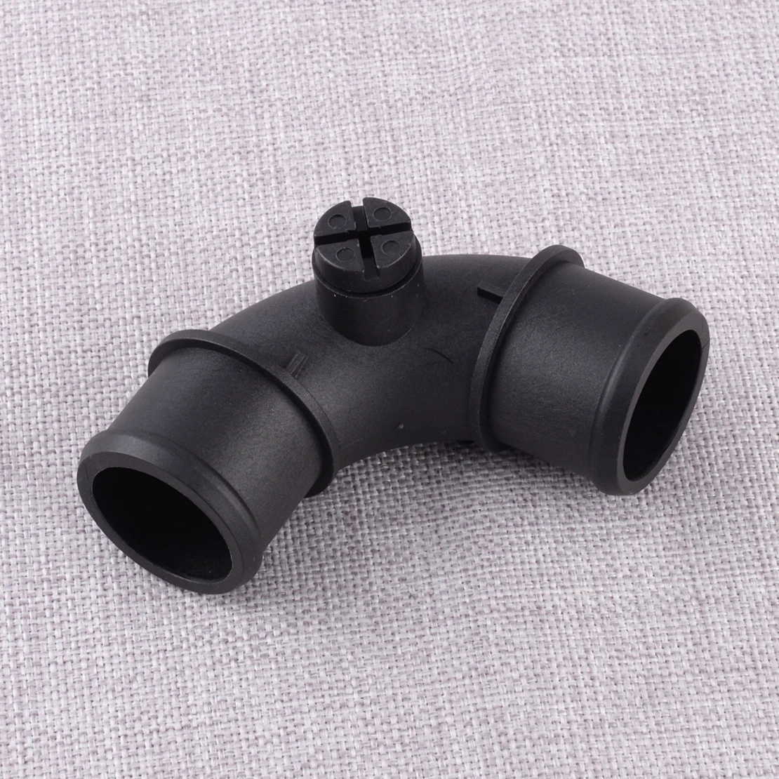 17127515487 Black Car Coolant Water Hose Connector Bleeder Screw Pipe Joint Elbow Fit For Mini Cooper R50 R52 2005 2006 New