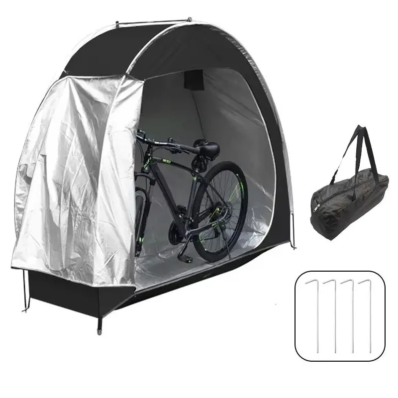 210D storage room portable folding bicycle tent windproof and rainproof  balance bike sunshade mountain bike cover rain shelter