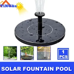 Pompa per fontana solare Kit di irrigazione per piante a risparmio energetico fontana solare colorata pannello solare fontana da bagno per uccelli piscina da giardino all'aperto