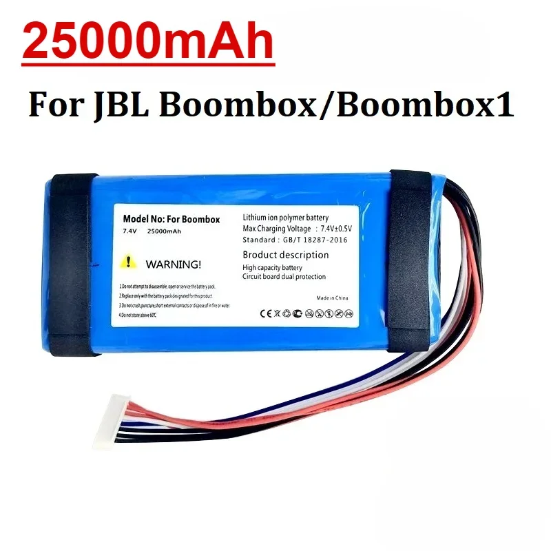 

25000mAh for JBL Boombox Boombox 1 GSP0931134 01 7.4v Li-ion Battery Boombox1 Boombox 1 Player Speaker Batteries