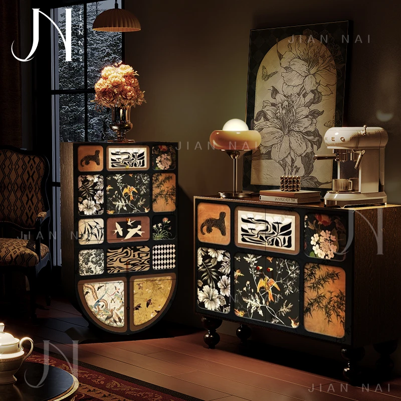 

Decor Librero Living Room Cabinets Display Desk Sideboards Console Nordic Cabinets Luxury Wood Craft Cajonera Hotel Furniture