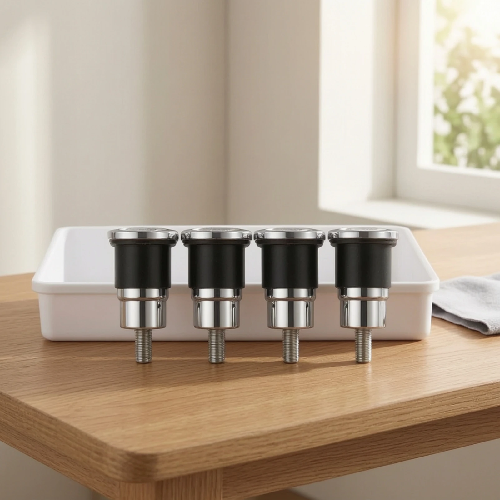 4 Pieces Motorcycle Backrest Mounting Screws Easy Install Quick-Release Screw Posts Quick Release Bolts Secure Fit Bolt