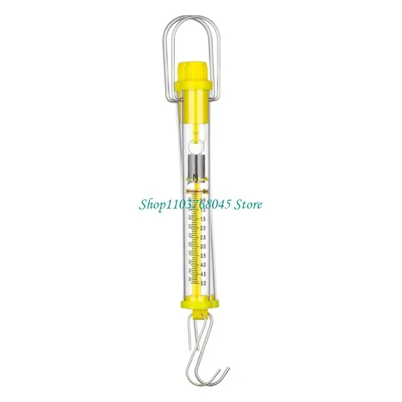 R53F Plastic Metal Dynamometer Scale For Educational Purposes 1N 2.5N 5N 10N 20N 30N